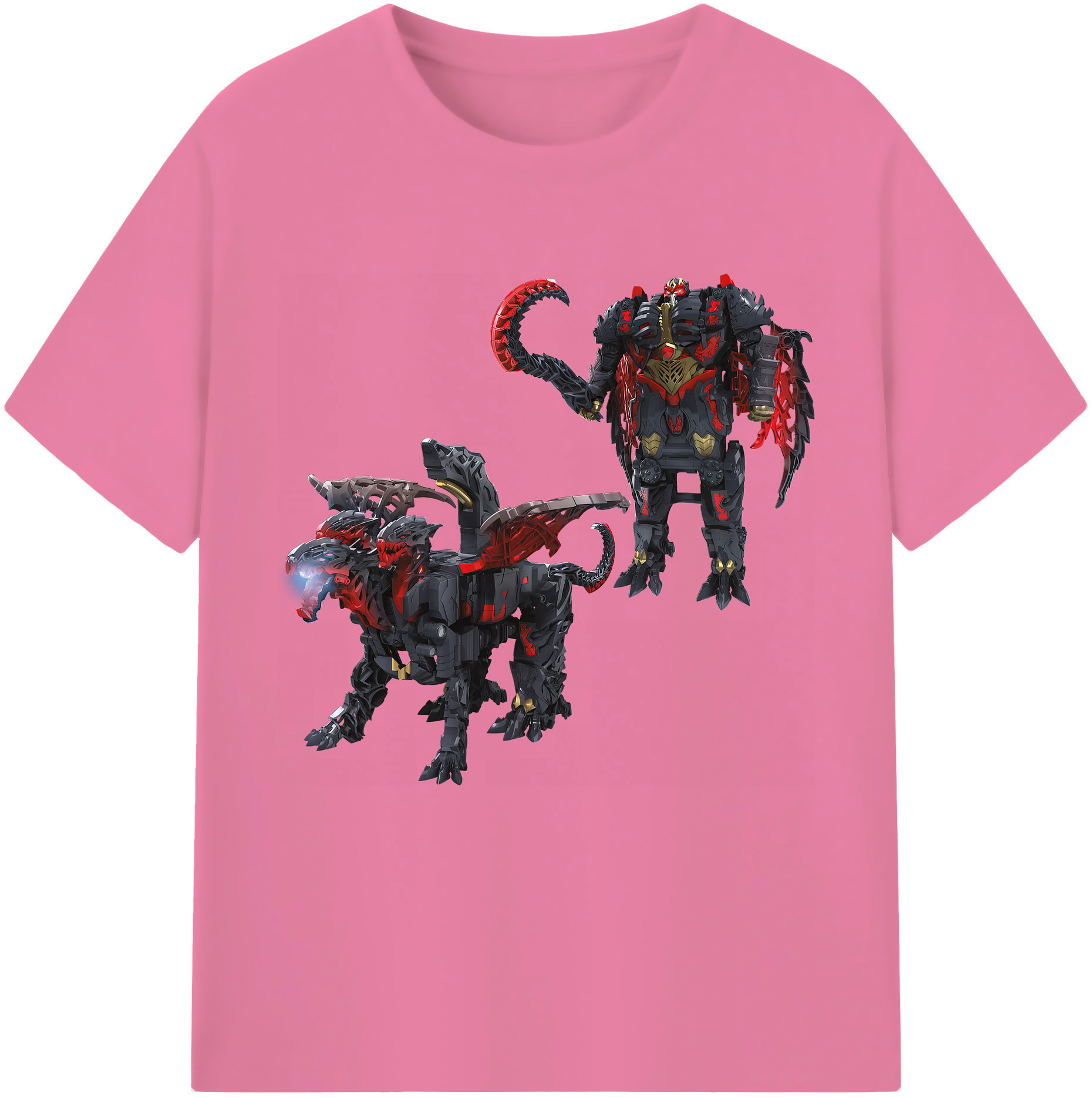 （画像用） Transformers トランスフォーマー 綿100％半袖Tシャツ（フロントプリント）